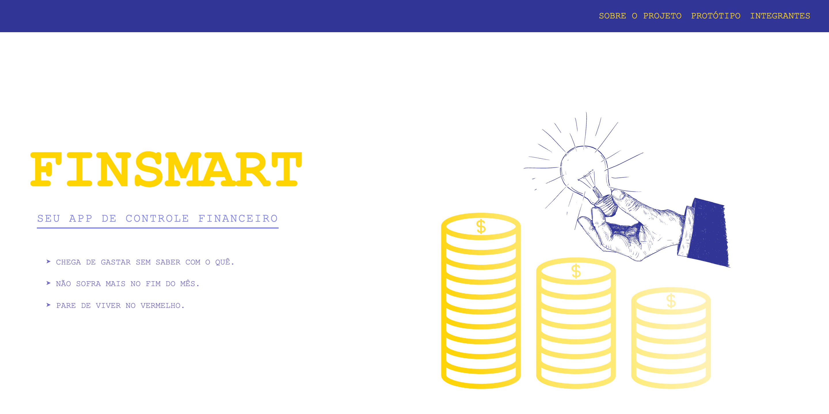 FinSmart Landing Page preview