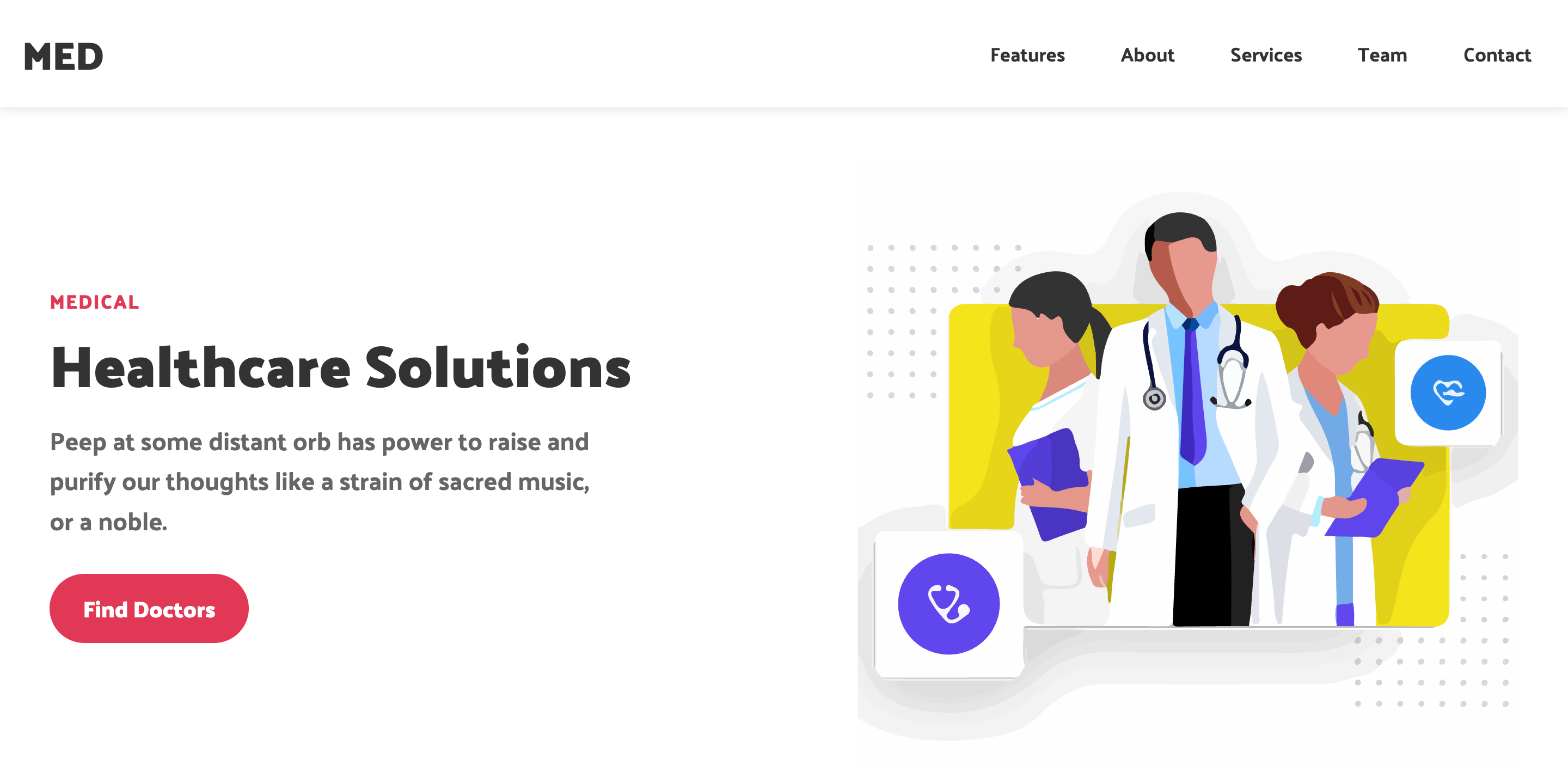 Medical Healthcare Template preview