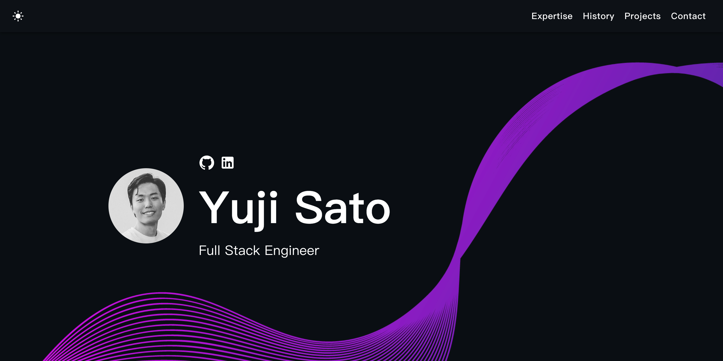 React Portfolio Template preview